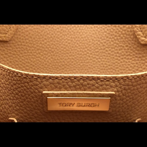 *SOLD* Tory Burch Light Oak/Ginger Perry Tote Bag - Picture 8 of 8